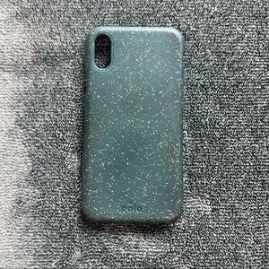 dark green pela iphone xs case